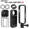 For Insta360 X4 Lens Cap Protector + Protection Frame + Lens Guards for Insta 360 X4 Camera Protector Anti-scratch Accessories
