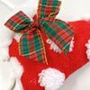Christmas Stocking & Santa Hat Set for 10cm Plush Toy, Kigurumi Accessories, Otaku Activities, Doll Mascot, Kpopdoll Costume [Used]