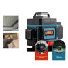 HARDEX 4D laser level 16 lines 360° laser 532 nm 25 m 2 x battery charger accessories