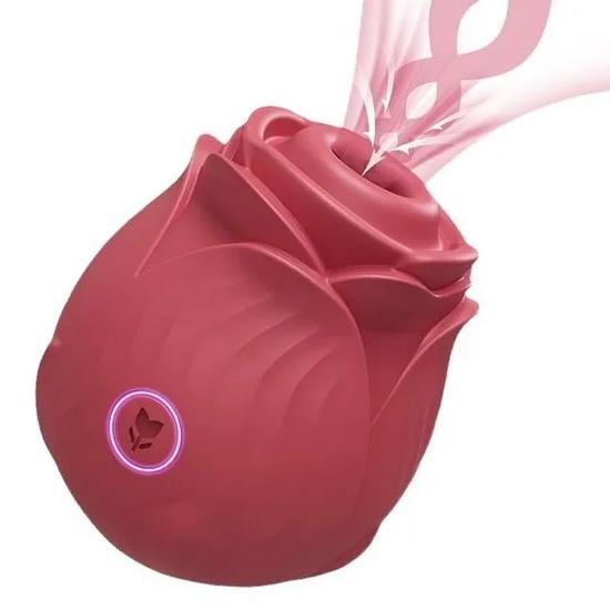 2025 new rose clitoral suction vibrator wholesale cheap female adult flower vibrator and sucker sex toy for women