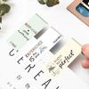 5 Pcs/Set Flower Pattern Annotated Bookmarks  for Reading, Annotation, and Gift