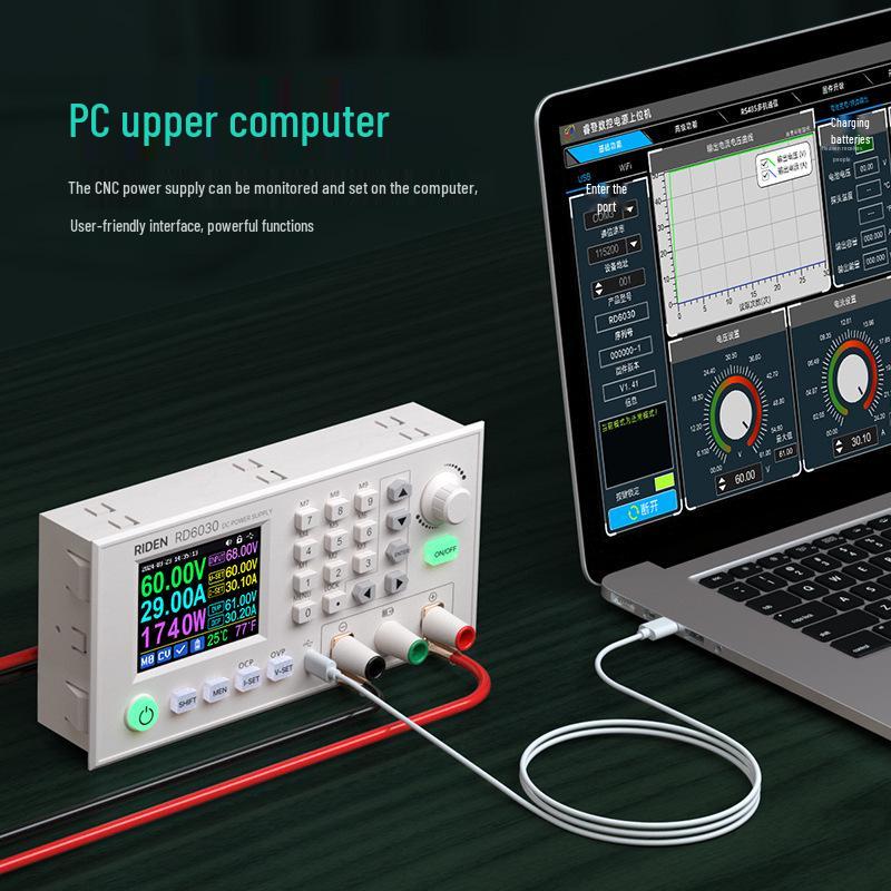 Регулируемый источник питания постоянного тока Ruiteng RD6030, цифровой дисплей 5 В/12 В/36 В/48 В/60 В, зарядное устройство для аккумулятора 30 А