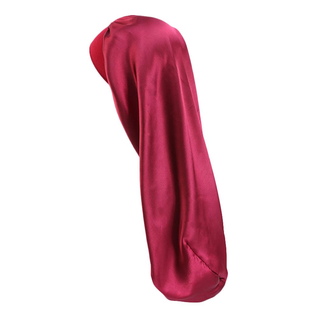 Атласная шапочка для сна, большая двусторонняя шапочка для сна, шапочка для волос