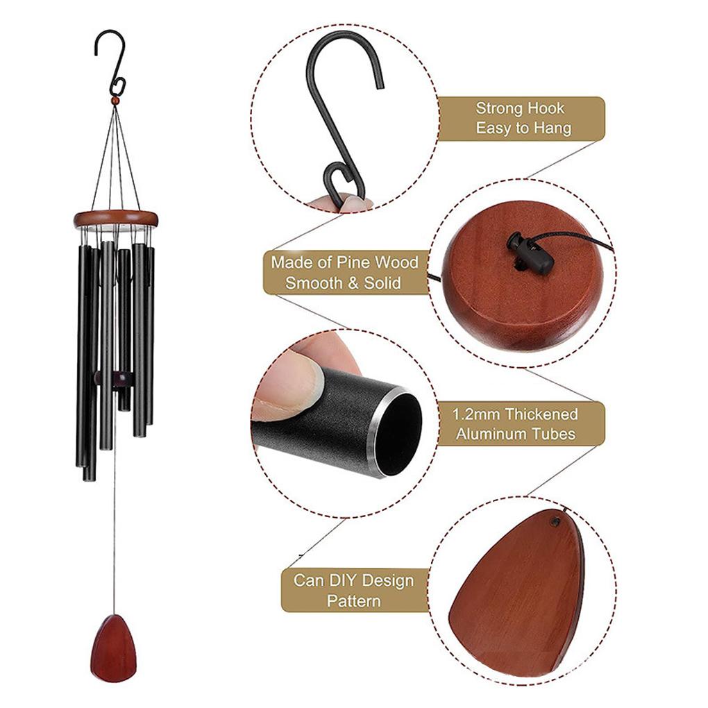 Elegant E Decor Modern Aluminum Modern Wind Chime Rich Melody And Outdoor Aluminum Chime Beautifully Complete Wind