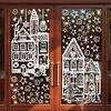 Christmas Glass Window Decoration Window Stickers Electrostatic Stickers Pvc  Snowflake Decoration Window Stickers