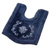 Senko NYNAS Royal Palace Long Toilet 95 X 70 Navy Blue with Elegant 14608 Mat, Approx. Cm, Rhinestones, Design,