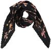 [Cuko] Scarf Ballerina Pattern Pleated Scarf for Women 2353121507 Black (210)