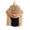 200*70cm Shawls and Wraps for Evening Dresses Organza Glossy Women Guest Shawl Long Scarf