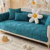 Thick Plush Chaise Lounge Sofa Towel Nordic Universal Corner Couch Cover Non -Slip Removable Sofa Mat For Living Room Multi -Sizes