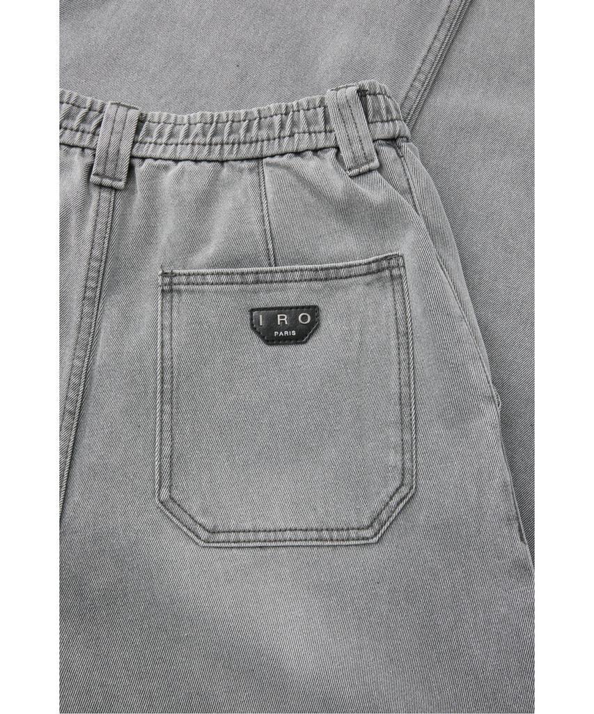IRO Elastic Waist Loose Fit Denim Pants Iqpds26703Gyx