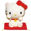 Sanart Sanrio Hello Kitty 8 x 9 сидящая на хорошей новизне день рождения Манеки-неко (манящий кот) фигурка, см, подушка, удача, предмет, подарок, белый,