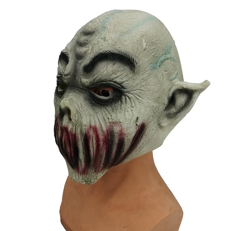 Halloween Slit-Mouth Alien Horror Mask Resident Evil Demon Zombie Scary Mask Party latex props