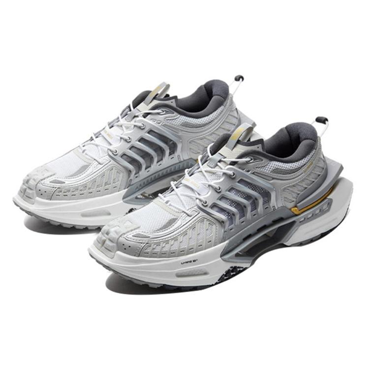 Li Ning Xuankong Повседневная обувь Женская Низкая Серая/Белая AGLR052-1