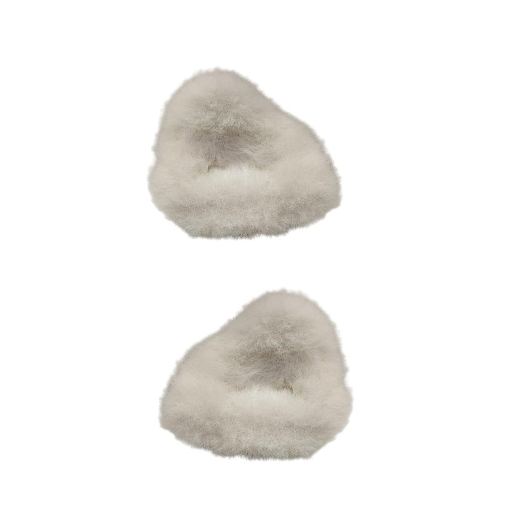 Sturdy Small Plush Cat Ear Hair Clips Lovely Cat Ear Hair Clips With Soft Plush Materials Comfortable Hair Accessory
