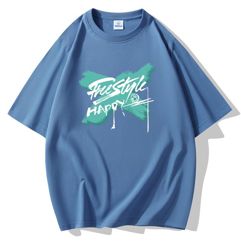 INS Fashion Man футболка свободного покроя с короткими рукавами из 100% хлопка, повседневная футболка, размер S-5XL