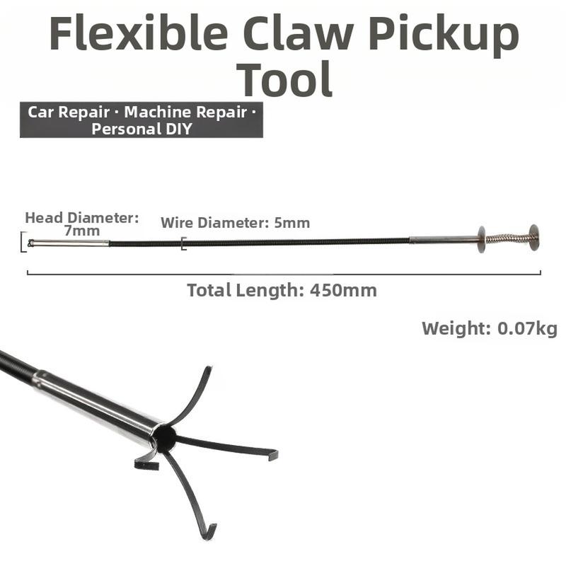 Car Repair Flexible Magnetic Pickup Tool With Claw For  Machinery Maintenance Retrieve Dropped Metal Parts