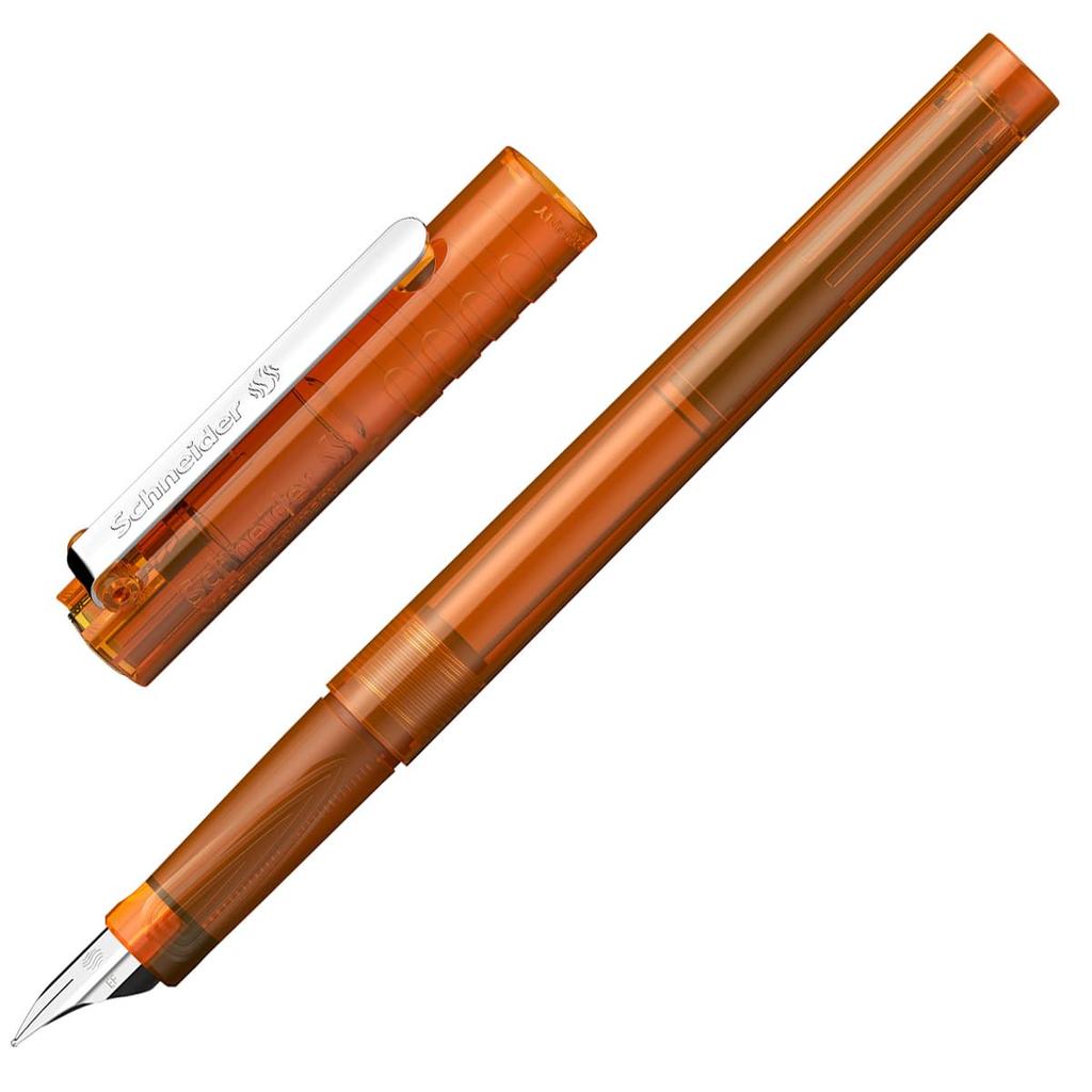 Schneider Перьевая ручка 406 Золотая EF Тонкая Желто-коричневая 406YBRS (Дополнительное перо)