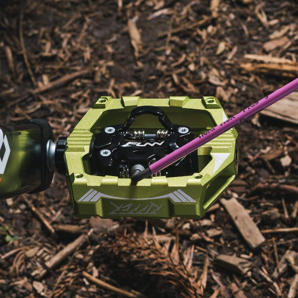 Funn Ripper Bicycle Pedals SPD Compatible Mountain Bike Pedals AES System Suitable for Mountain BMX Gravel and More - Dual-Sided - Spring-Loaded -