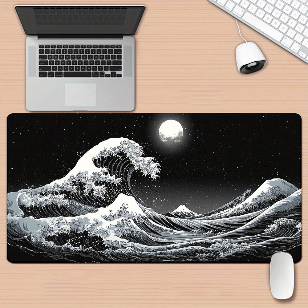 Wide Mouse Pad Premium Desk Mat Soft Cloth Surface Natural Rubber Base for Home Office PC Laptop Work Desk Work and Study Desk P