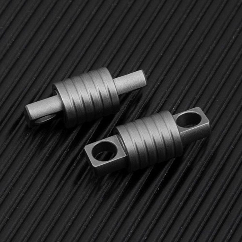 360° Rotatable Titanium Alloy Keychain Portable Keyring New Car Key Ring Outdoor Small Tool