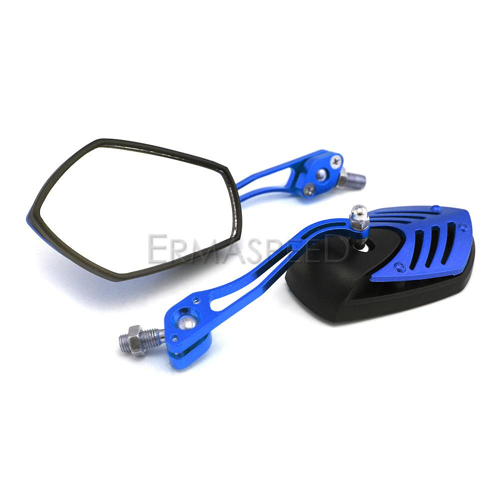 Зеркала заднего вида для мотоцикла и велосипеда, универсальные, регулируемые, 22 мм, боковые зеркала заднего вида на руль для скутера, электровелосипеда