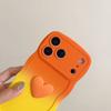 Чехол-браслет с градиентом в виде волны для iPhone 17 Pro Max Air 16 14 15 Plus 12 13 11 X XR XS, ремешок-шнурок, чехол из мягкого ТПУ с рисунком сердца