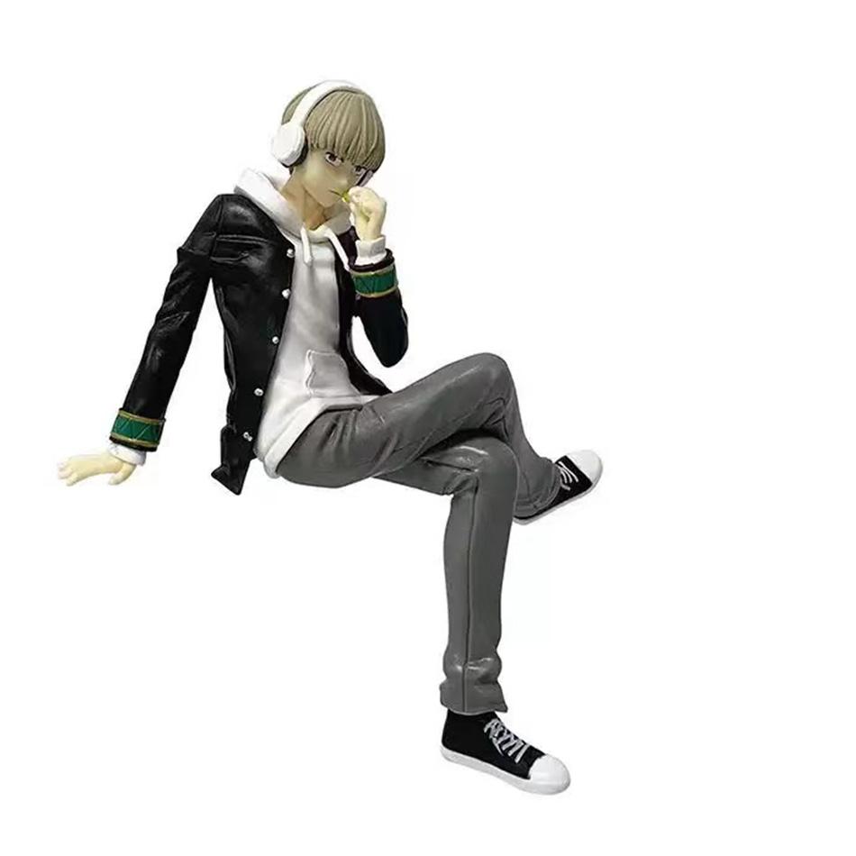 Anime WIND BREAKER Sakura Haruka Figure Kaji Ren Noodle Stopper Figure Sitting Model Toy Gift Doll Aciton Figure