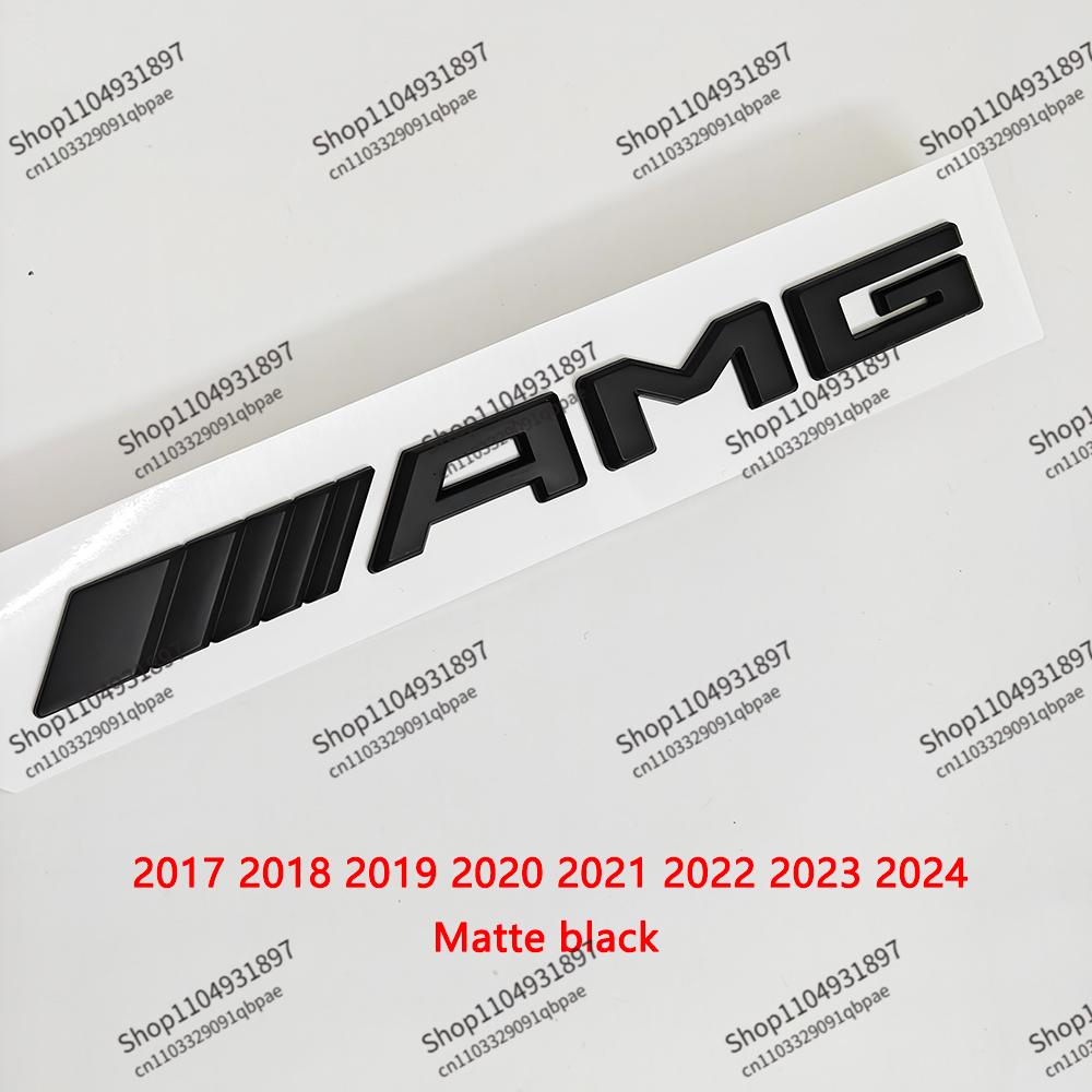 3D ABS Черный Логотип Эмблема AMG Буквы Значок на Багажник Автомобиля Для Mercedes Benz W204 W205 W176 W177 W212 W213 Наклейка AMG Аксессуары