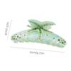 Acetic Acid Starfish Acetate Hair Clip Elegant Crystal Shell Hair Claw Rhinestone Shark Clip  Beach