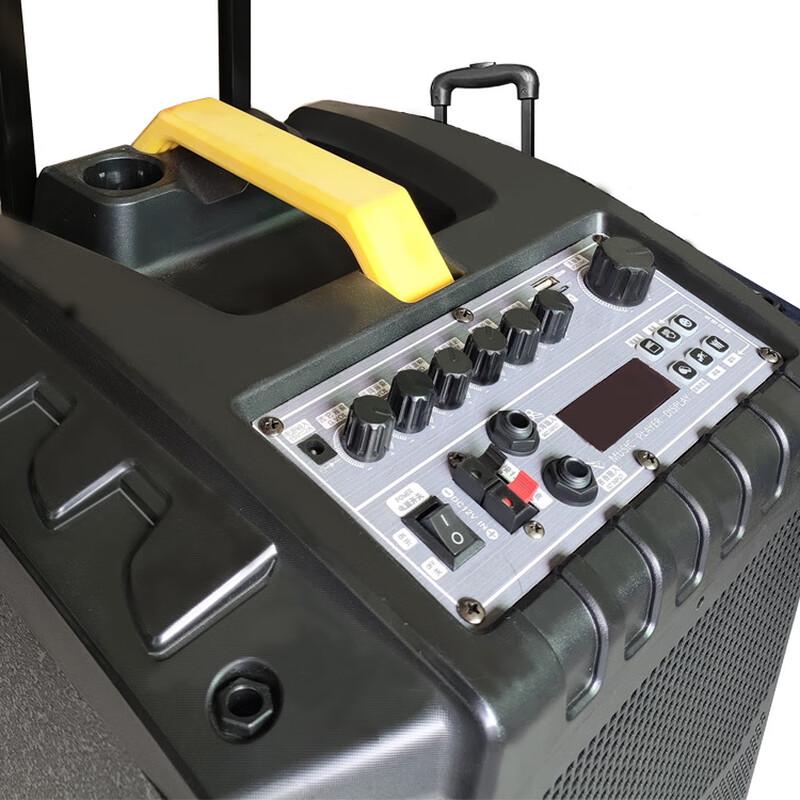 GAV K910 10-дюймовая портативная Bluetooth-колонка с двумя микрофонами, штекер CN (адаптер в комплекте)