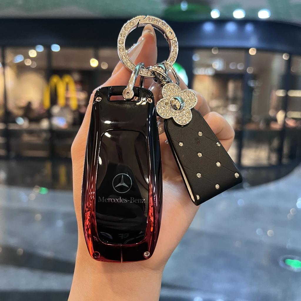 REE4 3BTN Fashion Soft Car Key Case For Mercedes Benz A C E S G Class GLC CLE CLA GLB GLS W177 W205 W213 W222
