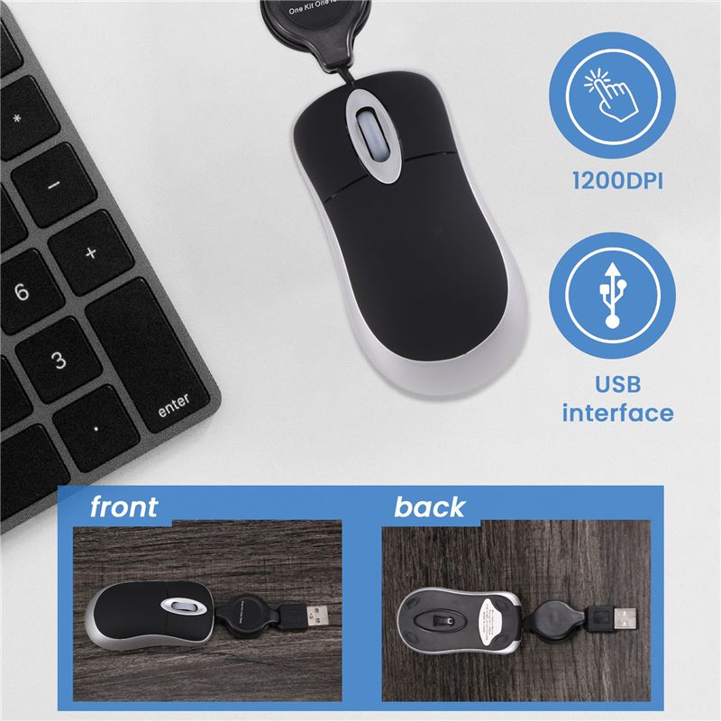 AEE4-Мини USB Проводная Мышь Втягивающийся Кабель Крошечная Маленькая Мышь 1600 DPI Оптическая Компактная Дорожная Мышь Для Windows 98 2000 XP Vista V