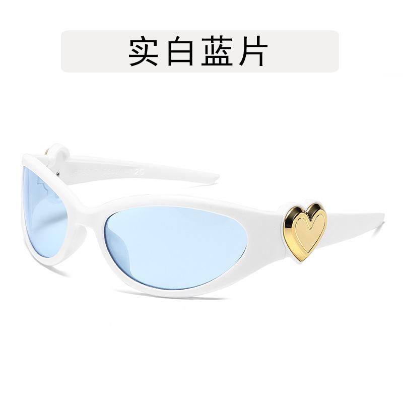 Sweet Style Sunglasses for Women Y2K Stylish UV Protection Outdoor Sun Glasses Korean Stylish Sunglasses Women