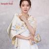 Hangsilu Suzhou Embroidered Mulberry Silk Scarf & Shawl