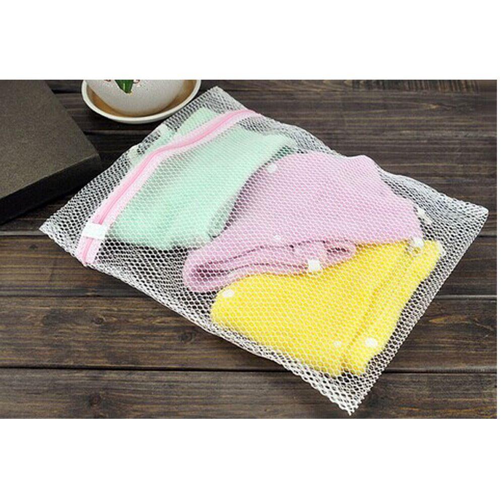 S/M/L Home Bra/Socks/Lingerie Washing Machine Net Mesh Laundry Bags Zipper Basket Pouch Wash Bags