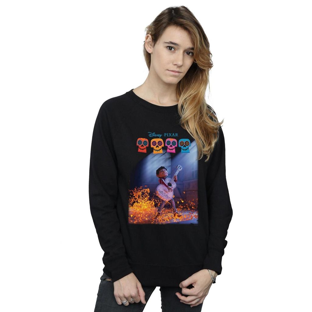 Disney Womens/Ladies Coco Miguel Playing Guitar Sweatshirt