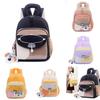 Blocked Color Childrens Backpack With Large Capacity For School And Trips