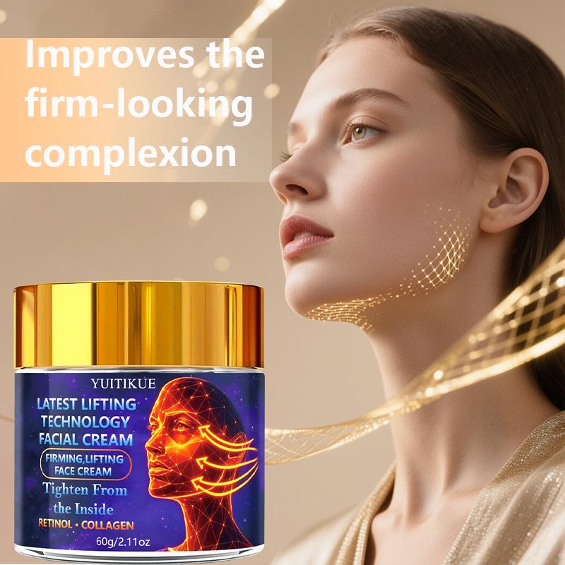 YUITIKUE 60g Lifting Technology Face Cream, Retinol & Collagen Formula, Tightening Firming Cream for All Skin Types