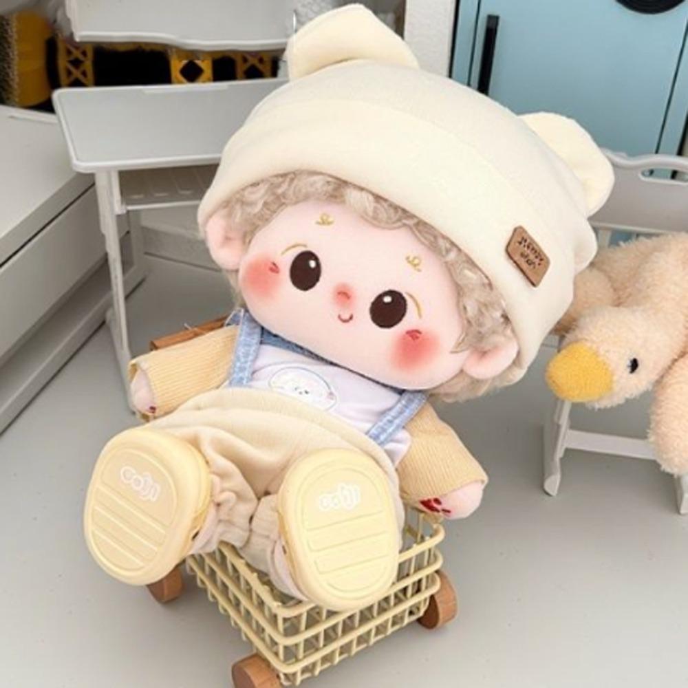 1 set Cartoon Set Cotton Doll's Clothes Bear Hat Plush Doll Clothes Children's Gift