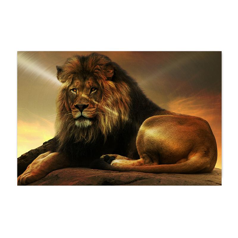 Современные животные Лев холст картины плакаты и принты настенные художественные картины для гостиной спальни украшения дома