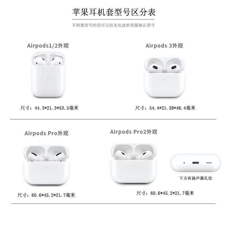 Мультяшный чехол для наушников Apple AirPods 1 /1/1 в виде медведя с ушками и музыкальным кулоном Pro1, противоударный защитный чехол