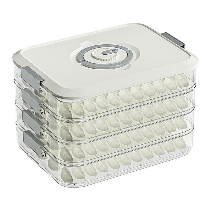 Food-Grade Dumpling & Wonton Storage Box for Freezer