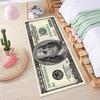 Creative Kitchen Paper Money Rug, Home Entryway Doormat, Bathroom Stain-resistant Mat