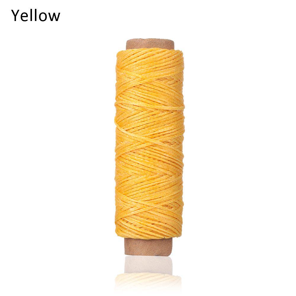 30m/roll Tool Handicraft Flat Hand Stitching Waxed Thread Sewing Line Leather Cord
