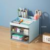 Desktop Storage Box Organizer Transparent Drawer Type Desk Stationery Hand Account Storage Rack Desk Simple Pen Holder