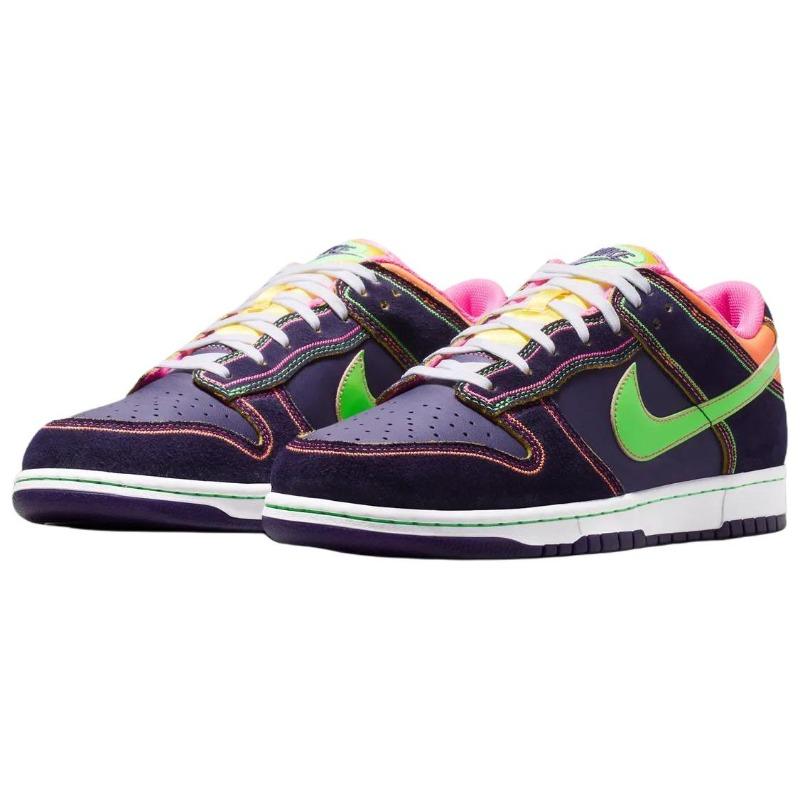Nike Мужские низкие кеды Dunk для скейтбординга Фиолетовые IR1526-500