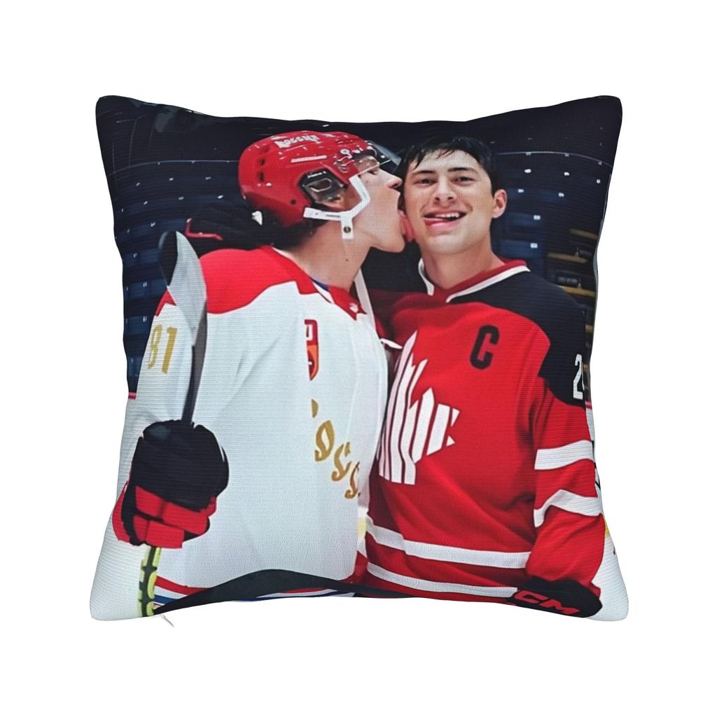 Heated Rivalry Hollander Ilya Rozanov Pillowcase Funny Fandom Polyester Cushion Cover With Zipper For Sofa Home Decor No Insert