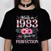 40 Years Birthday Women tshirts Women graphic tshirts feUnisex y2k funny anime clothes