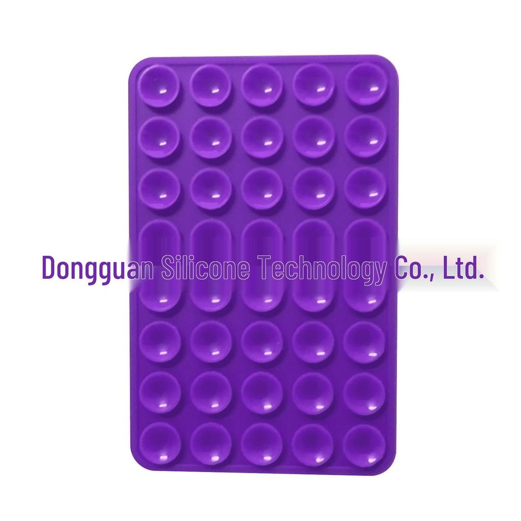 Черная силиконовая противоскользящая подставка для телефона: 24 Портативные, Минималистичные Наклейки на Присосках