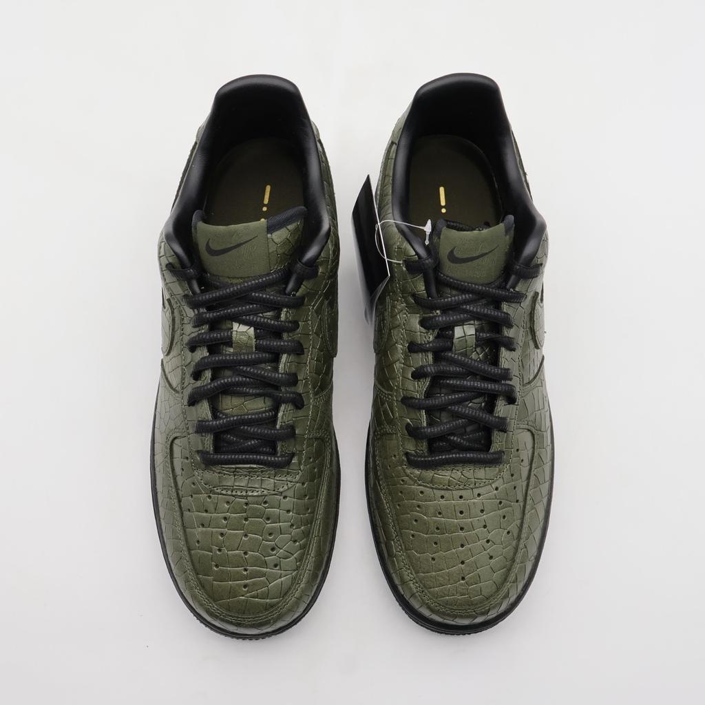 IQ3370-325 Nike Air Force 1 07 Low Код Морзе Крокодил Карго Хаки (Мужской)